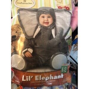Elephant in character Costume halloween size large  6 9 12 18 months